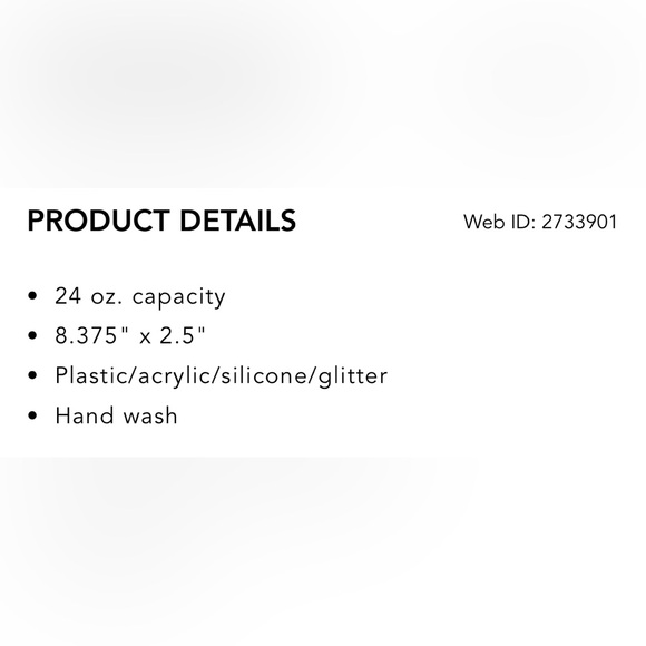 BAN.DO
Glitter Bomb Ice Blue Water Bottle - Picture 3 of 4